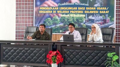 DLHK Sulbar-Pusdal LH Sulawesi dan Maluku Perkuat Ketaatan Pengelolaan Lingkungan Hidup bagi Badan Usaha di Polewali Mandar