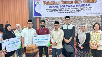 Biro Pemkesra Setda Provinsi Sulawesi Barat Kelola Pelatihan Imam dan Khatib di Polman, Perkuat Peran Masjid dalam Pembinaan Umat