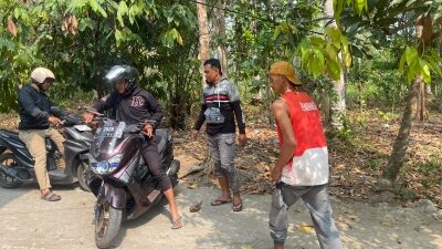 URC Polres Polman Amankan Terduga Pelaku Curanmor di Matakali, Motor Curian Jadi Barang Bukti