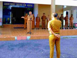 Pemkab Majene Tegaskan Disiplin ASN Lewat Apel Gabungan: Wabup Tekankan Etos Kerja dan Tertib Penggunaan Fasilitas