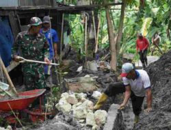 Satgas TMMD ke-126 Kodim 1401/Majene Kebut Pembangunan Drainase di Desa Pamboborang