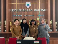 Petugas Layanan Perpusip Sulbar Tetap Siaga Layani Pemustaka di Masa WFA