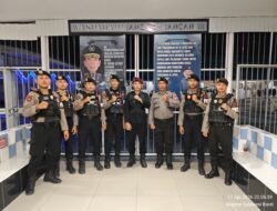 Sinergi Pengamanan Diperkuat, Samapta Polres Majene Sambangi Rutan Majene