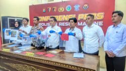 Lewat Konferensi Pers, Polres Majene Beberkan Motif Pembunuhan Lansia di Majene, Berawal dari Perselisihan Utang