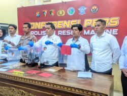 Lewat Konferensi Pers, Polres Majene Beberkan Motif Pembunuhan Lansia di Majene, Berawal dari Perselisihan Utang