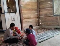 15 Km Jalan Rusak, Bripka Nur Alam Tetap Jadi Guru Ngaji Anak Pedalaman Mamasa