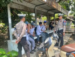 Polantas Karib Sambangi SMAN 2 Kalukku, Disiplin dan Keselamatan Ditanamkan Sejak Dini