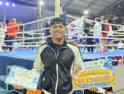 Bripda Ivhan Sabet Emas, Personel Humas Polda Sulbar Jadi yang Terbaik di Kejuaraan Tinju Provinsi