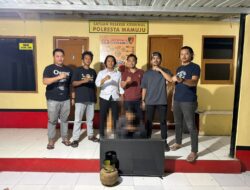 Kurang 24 Jam, Resmob dan URC Polresta Mamuju Ringkus Terduga Pencuri Kos