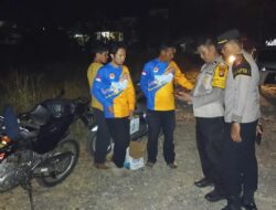Gabungan Polresta Mamuju Bersama Brimob dan Warga Berhasil Padamkan Karhutla di Bukit Tambayako